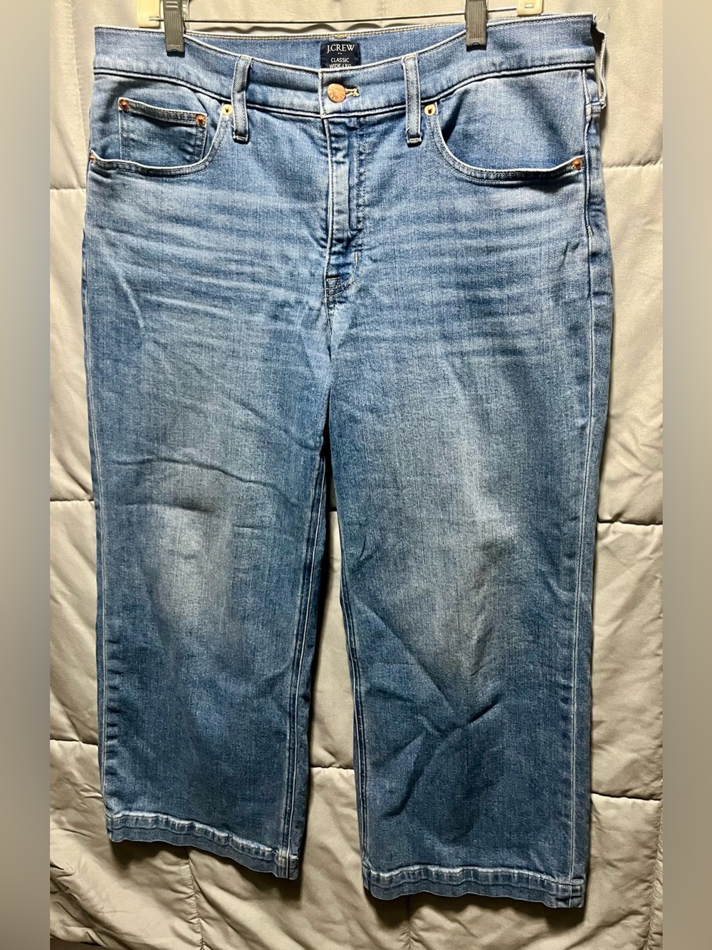 J. Crew Classic Wide Leg Jeans Size 30P 30 Petite